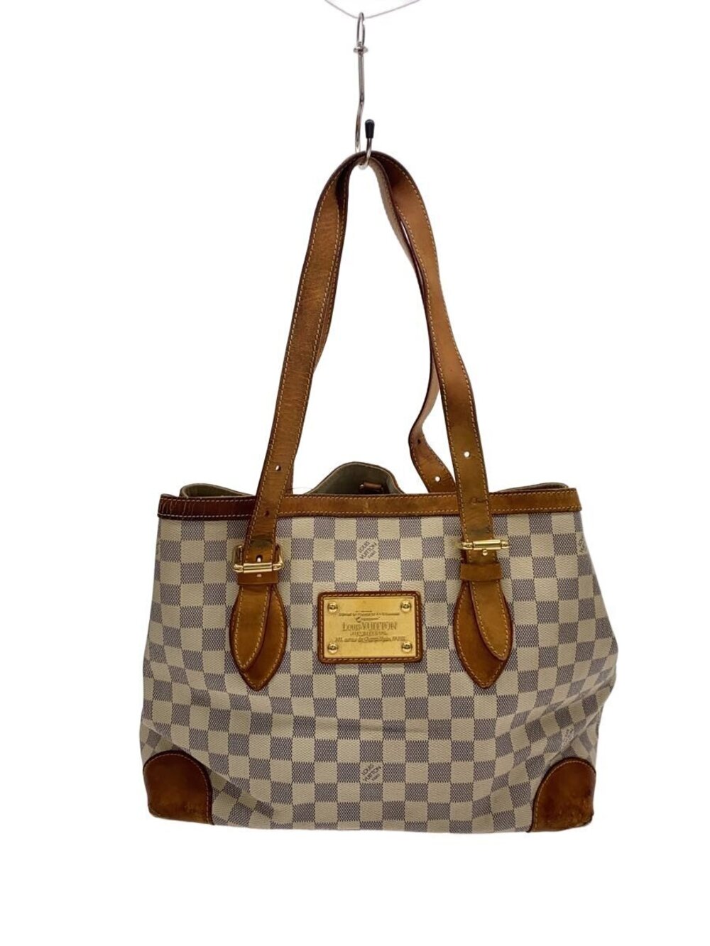 LOUIS VUITTON Hampstead Damier Azur White White